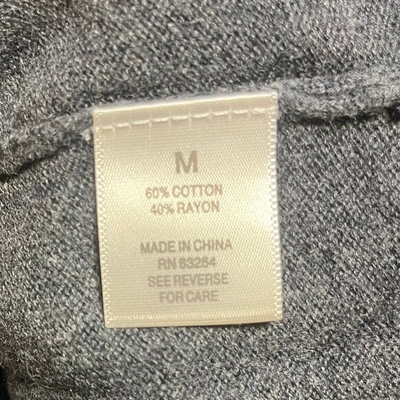 Westport Womens Frenchie Dog Sweater Sz M Gray Dog Mom Holiday Christmas Casual - Picture 5 of 6